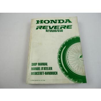 Honda NTV600 NTV650 Revere RC33 Werkstatthandbuch Shop Manual 1988