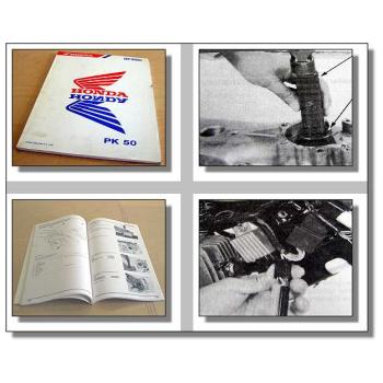 Honda PK50 Wallaroo Shop Manual 1990 Werkstatthandbuch Reparaturanleitung