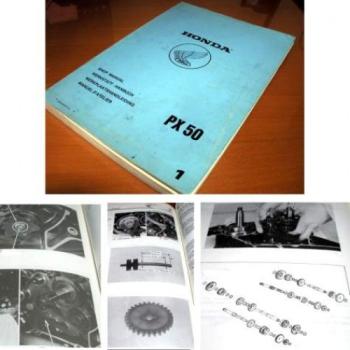 Honda PX50 Moped Werkstatthandbuch Shop Manual Reparaturanleitung 1980