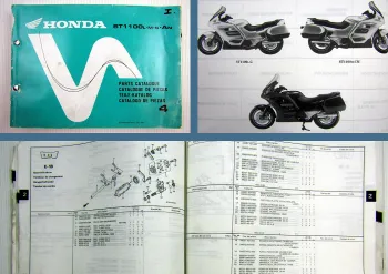 Honda ST1100 L M N AN Ersatzteilliste Parts Catalogue 1992