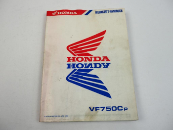 Honda VF750C VF750CP Werkstatthandbuch 1993