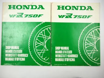 Honda VFR750F Werkstatthandbuch Original Nachtrag 1988 Reparaturanleitung