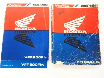 Honda VFR800 FI VFR800FI Fly Werkstatthandbuch 1997 -1999 Reparaturanleitung Set