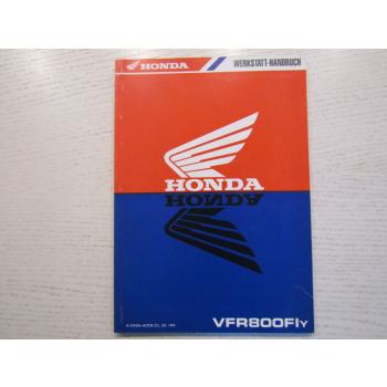 Honda VFR800 Fly Ergänzung Nachtrag Werkstatthandbuch Reparaturanleitungen 1999
