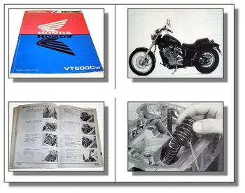 Honda VT600C PC21 Werkstatthandbuch 1997 Reparaturhandbuch Reparaturanleitung