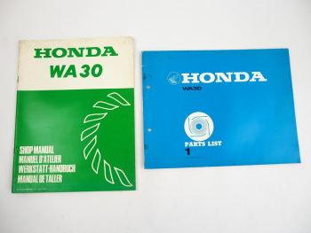 Honda WA30 Wasserpumpe Werkstatthandbuch Ersatzteilliste Shop Manual Parts List