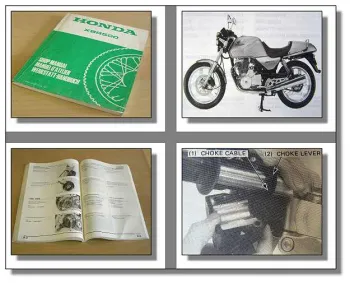 Honda XBR500 PC15 Reparaturanleitung Shop Manual Werkstatthandbuch Manuel 1985