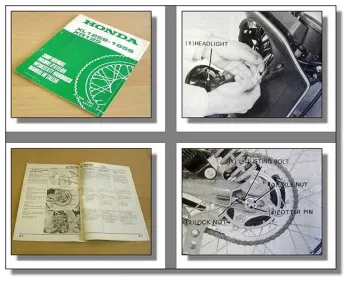 Honda XL125S JD02 XL185S MD02 XR125 Werkstatthandbuch 1981 Ergänzung