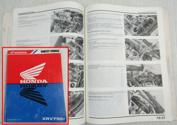 Honda XRV750T Africa Twin Werkstatthandbuch Reparaturanleitung von 1996