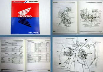 Honda XRV750V Africa Twin RD07a Werkstatthandbuch 1996 Ergänzung