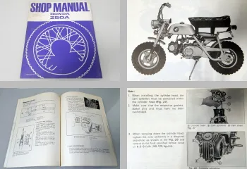 Honda Z50A Monkey Motorrad Shop Manual Werkstatthandbuch 1976