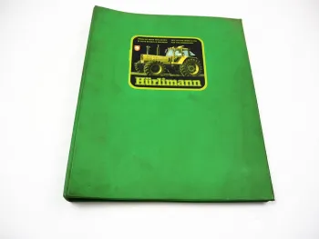 Hürlimann H-480 Schlepper Ersatzteilliste Parti di ricambio ca. 1979