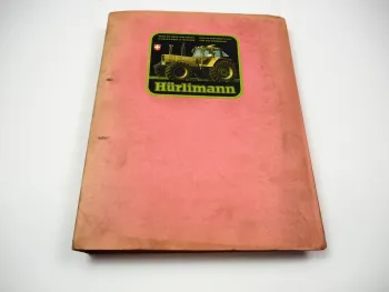 Hürlimann H-490 Schlepper Ersatzteilliste Parti di ricambio 1979