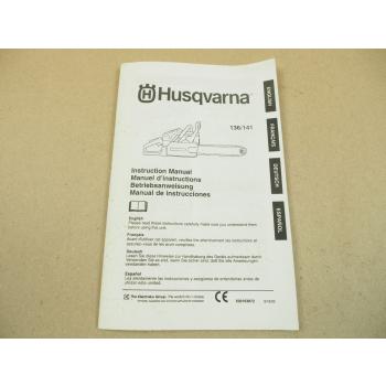 Husqvarna 136 141 Instruction Manual Betriebsanleitung Manuel instructions 2003
