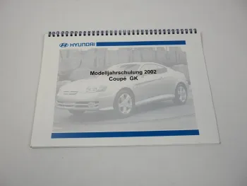 Hyundai Coupe GK Modelljahrschulung 2002 Kundendienst