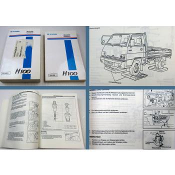 Hyundai H100 Bus 1996 Werkstatthandbuch Reparaturanleitung in 2 Bänden
