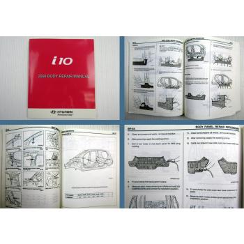 Hyundai i10 Body Repair manual 2008 Karosserie Werkstatthandbuch