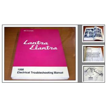 Hyundai Lantra Elantra Electrical troubleshooting manual 1998