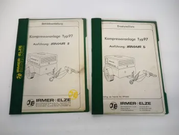 IE Irmer + Elze IRMAIR 5 Typ 97 Kompressoranlage Betriebsanleitung Ersatzteilliste