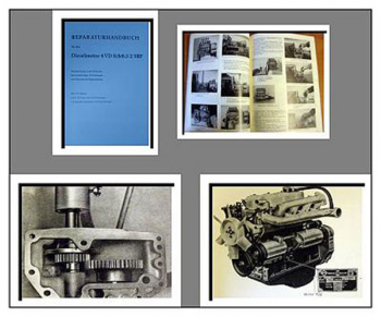 IFA 4VD 8,8 8,5-2 SRF Motor Werkstatthandbuch Reparaturanleitung
