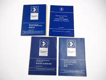 IFA W50 L/L L/K LA/K LA/Z LKW Kipper Ladekran 4x Ergänzung Betriebsanleitung