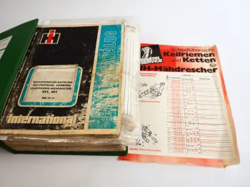 IHC 321 431 8-51 Mähdrescher Ersatzteilkatalog Parts Catalog Catalogue Pieces