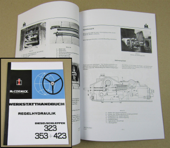IHC 323 353 423 Regelhydraulik Werkstatthandbuch