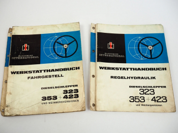 IHC 323 353 423 und V Weinberg Werkstatthandbuch Fahrgestell Regelhydraulik 1970