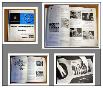 IHC 323 353 423 Werkstatthandbuch Getriebe 1968