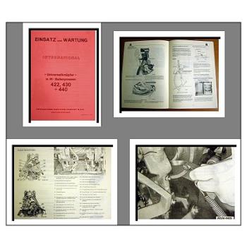 IHC 422 430 440 Ballenpressen Handbuch Knüpfer 1972