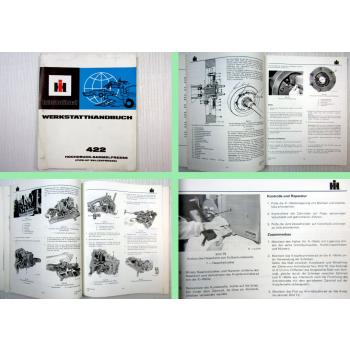 IHC 422 Ballenpresse Sammelpresse Werkstatthandbuch 1976 PICK UP Ballenpresse
