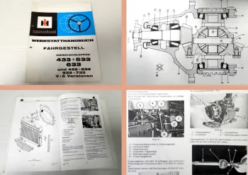 IHC 433 533 633 733 V/E Fahrgestell Werkstatthandbuch Reparaturanleitung 1978