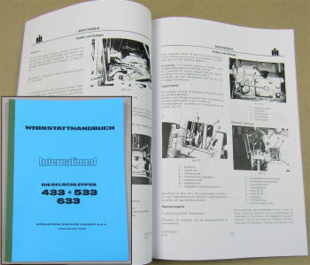 IHC 433 533 633 Werkstatthandbuch Regelhydraulik 1975