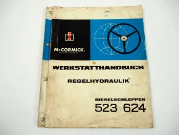 IHC 523 624 Schlepper Regelhydraulik Werkstatthandbuch Reparaturanleitung 1967