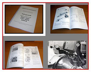 IHC 554 644 744 844 844S Werkstatthandbuch Fahrgestell