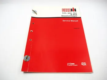 IHC 554 644 744 844 Regelhydraulik Werkstatthandbuch Reparaturhandbuch 1974
