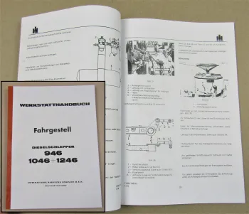 IHC 946 1046 1246 Werkstatthandbuch Fahrgestell