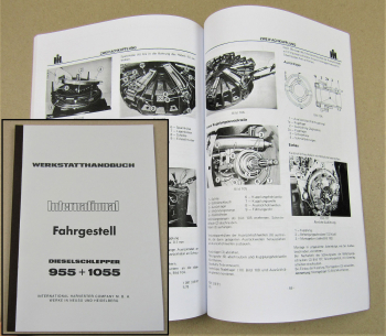 IHC 955 1055 Werkstatthandbuch Fahrgestell 1978