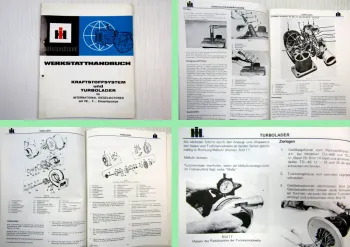 IHC DT 358 402 Dieselmotoren Werkstatthandbuch 1979 für Schlepper 1255 1455
