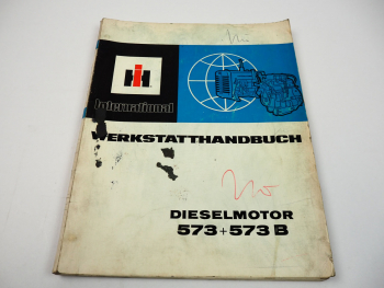 IHC DVT 573 B 8 Zyl. Dieselmotor Werkstatthandbuch Reparaturanleitung 1973