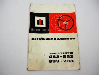 IHC Mc Cormick 433 533 633 733 Schlepper Betriebsanleitung Wartung Pflege 1980