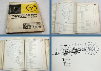 IHC Mc Cormick 523 624 Ersatzteilkatalog Parts List Catalogue Pieces 1967
