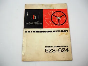 IHC Mc Cormick 523 624 Schlepper Betriebsanleitung Bedienung Wartung 1969
