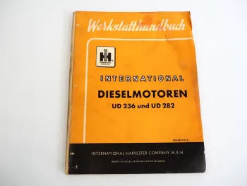 IHC UD 236 282 Reparatur Dieselmotor Werkstatthandbuch 1698