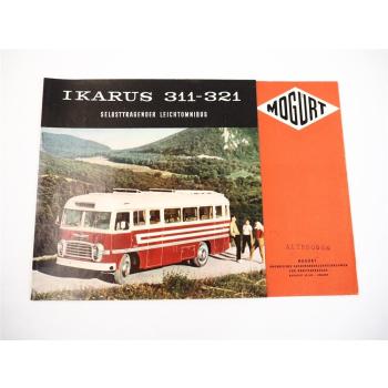 Ikarus 311 321 Omnibus Reisebus Prospekt 1963 Ungarn