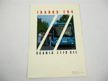 Ikarus E94 Scania L113 CLL Omnibus Citybus Prospekt 1994