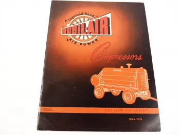 Ingersoll Rand Mobil Air Compressor KA series brochure 1948