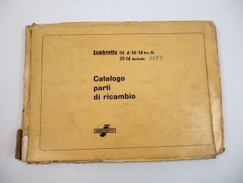 Innocenti Lambretta 125 ld 150 d ld Catalogo parti ricambio Ersatzteilliste 1959