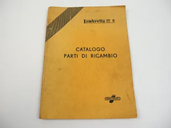 Innocenti Lambretta 125 ld 53 Cataolgo parti ricambio Ersatzteilliste 1954