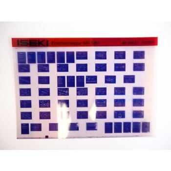 Iseki IMG1251 Einachsschlepper Ersatzteilliste Microfich 2001